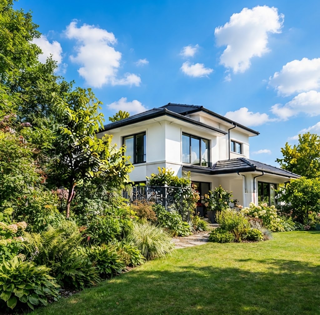 Weatherproof exterior residential painting